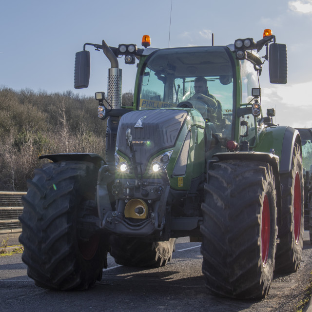 "KMC Tractor Run 2019" by Dorset Rural Photography - £5.00 "KMC Tractor Run 2019" stock image