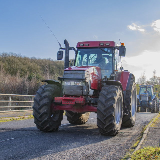 "KMC Tractor Run 2019" by Dorset Rural Photography - £5.00 "KMC Tractor Run 2019" stock image