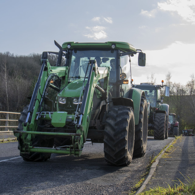 "KMC Tractor Run 2019" by Dorset Rural Photography - £5.00 "KMC Tractor Run 2019" stock image