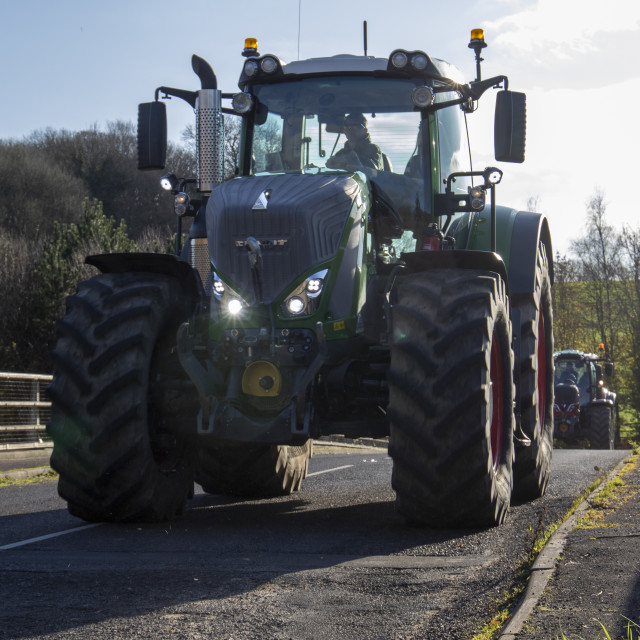 "KMC Tractor Run 2019" by Dorset Rural Photography - £5.00 "KMC Tractor Run 2019" stock image