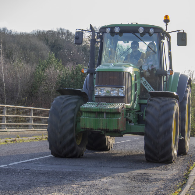 "KMC Tractor Run 2019" by Dorset Rural Photography - £5.00 "KMC Tractor Run 2019" stock image