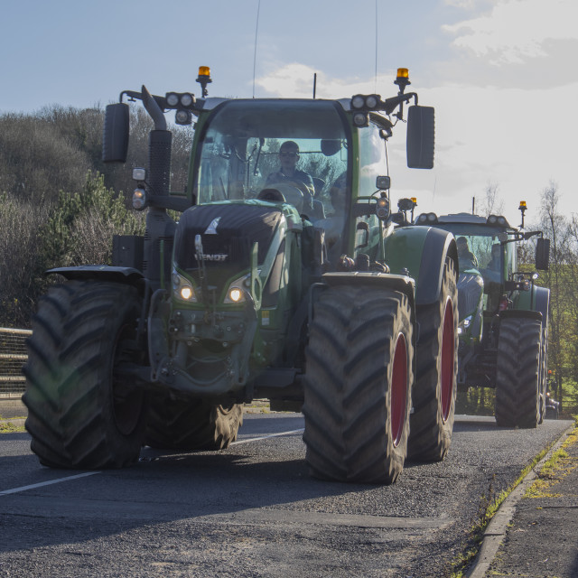 "KMC Tractor Run 2019" by Dorset Rural Photography - £5.00 "KMC Tractor Run 2019" stock image
