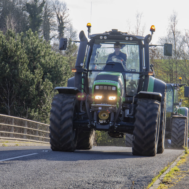 "KMC Tractor Run 2019" by Dorset Rural Photography - £5.00 "KMC Tractor Run 2019" stock image