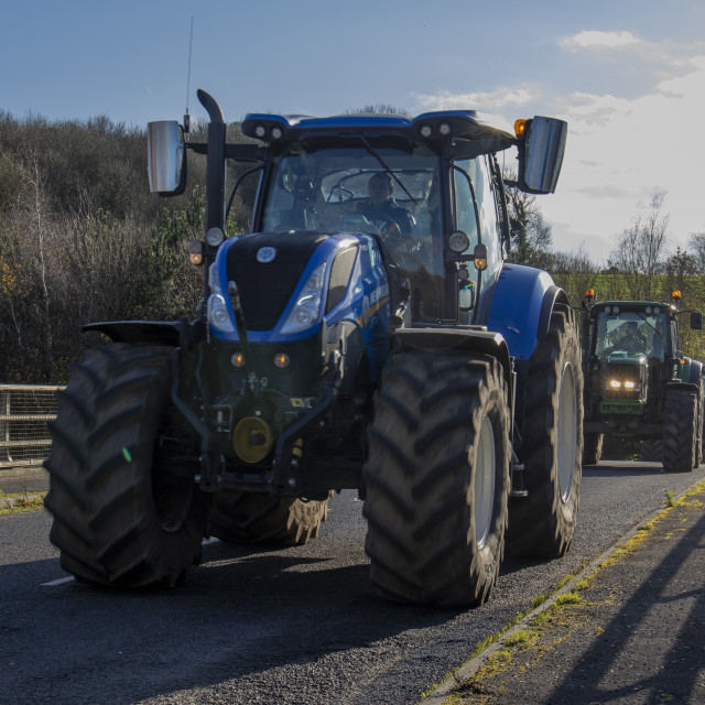 "KMC Tractor Run 2019" by Dorset Rural Photography - £5.00 "KMC Tractor Run 2019" stock image
