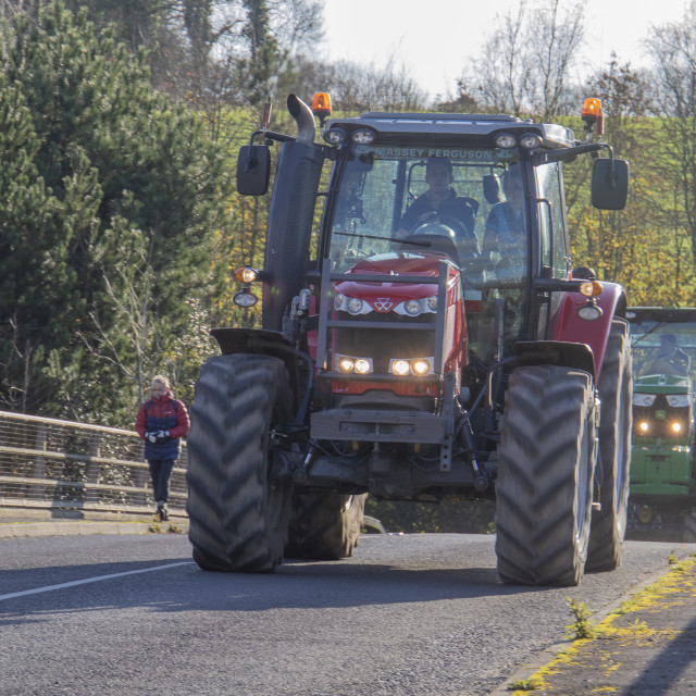 "KMC Tractor Run 2019" by Dorset Rural Photography - £5.00 "KMC Tractor Run 2019" stock image