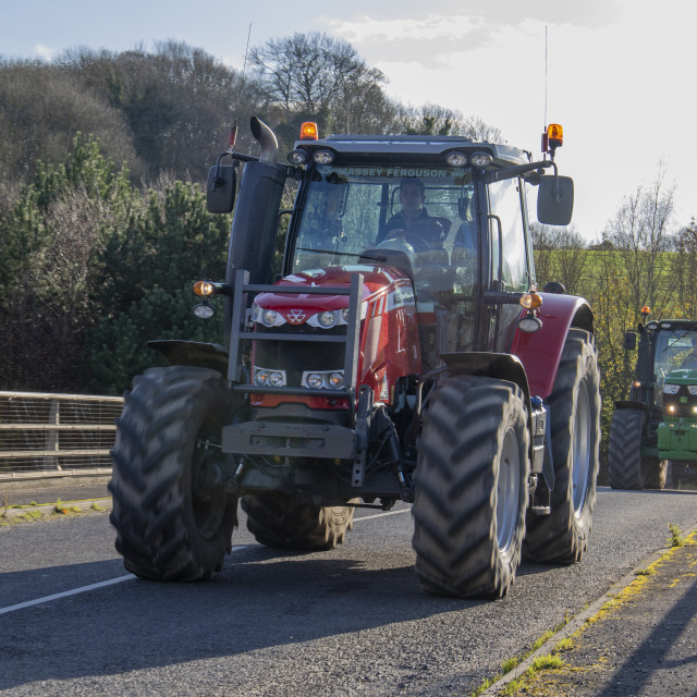 "KMC Tractor Run 2019" by Dorset Rural Photography - £5.00 "KMC Tractor Run 2019" stock image