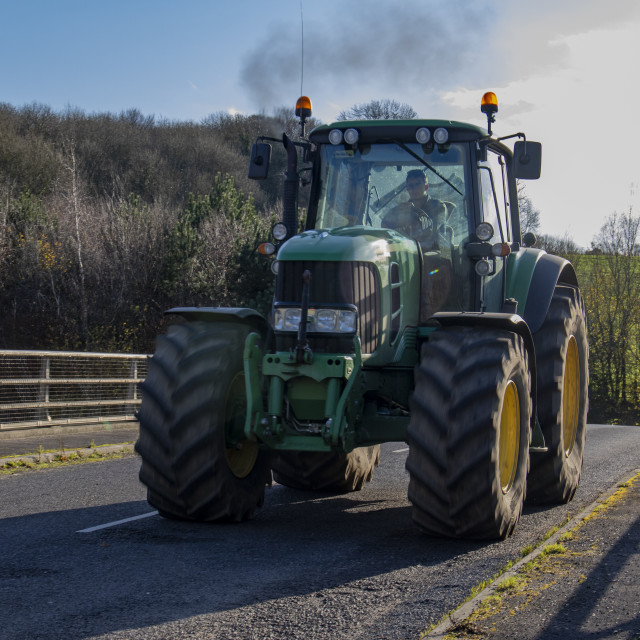 "KMC Tractor Run 2019" by Dorset Rural Photography - £5.00 "KMC Tractor Run 2019" stock image