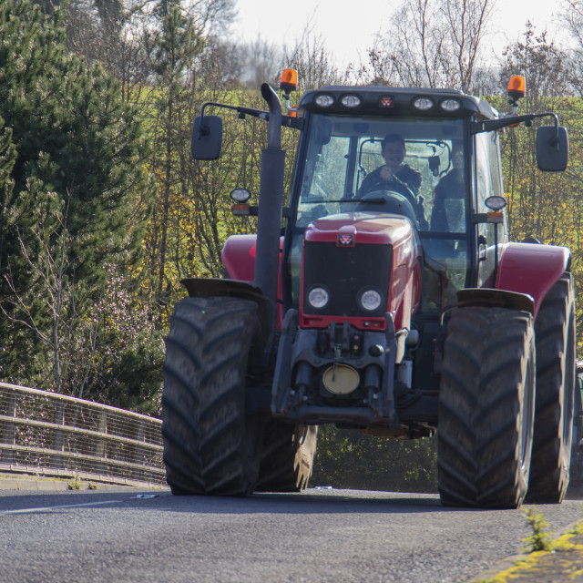 "KMC Tractor Run 2019" by Dorset Rural Photography - £5.00 "KMC Tractor Run 2019" stock image