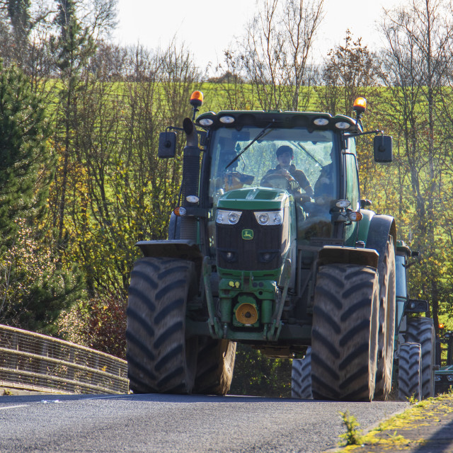 "KMC Tractor Run 2019" by Dorset Rural Photography - £5.00 "KMC Tractor Run 2019" stock image