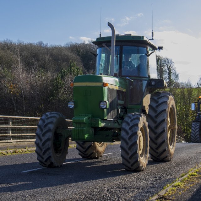 "KMC Tractor Run 2019" by Dorset Rural Photography - £5.00 "KMC Tractor Run 2019" stock image