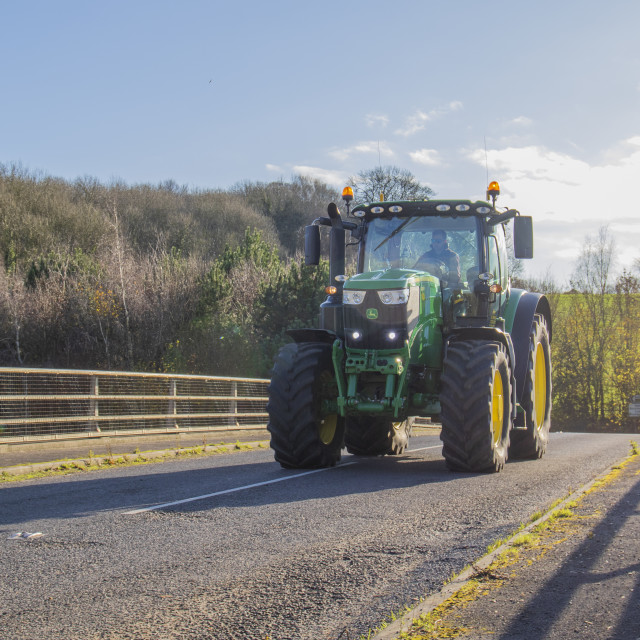 "KMC Tractor Run 2019" by Dorset Rural Photography - £5.00 "KMC Tractor Run 2019" stock image
