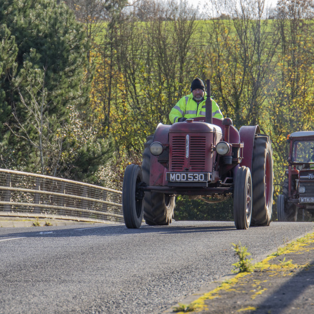 "KMC Tractor Run 2019" by Dorset Rural Photography - £5.00 "KMC Tractor Run 2019" stock image