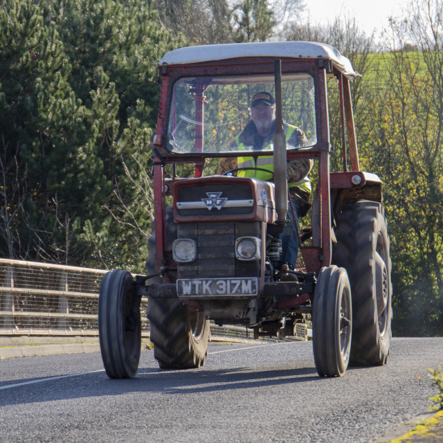 "KMC Tractor Run 2019" by Dorset Rural Photography - £5.00 "KMC Tractor Run 2019" stock image