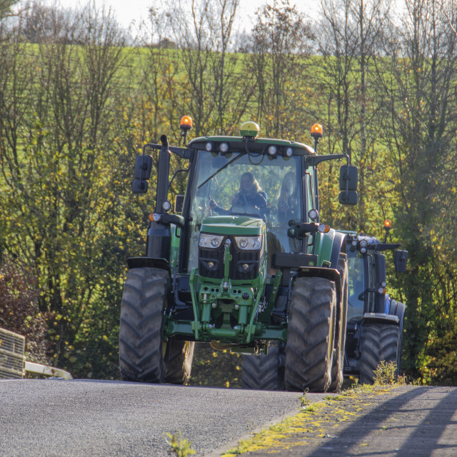 "KMC Tractor Run 2019" by Dorset Rural Photography - £5.00 "KMC Tractor Run 2019" stock image