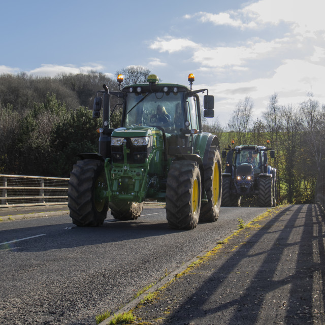 "KMC Tractor Run 2019" by Dorset Rural Photography - £5.00 "KMC Tractor Run 2019" stock image