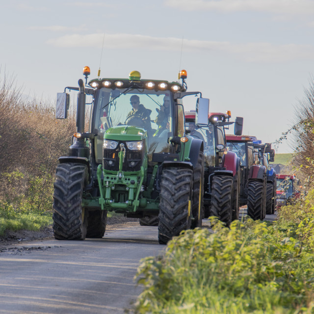 "KMC Tractor Run 2019" by Dorset Rural Photography - £5.00 "KMC Tractor Run 2019" stock image
