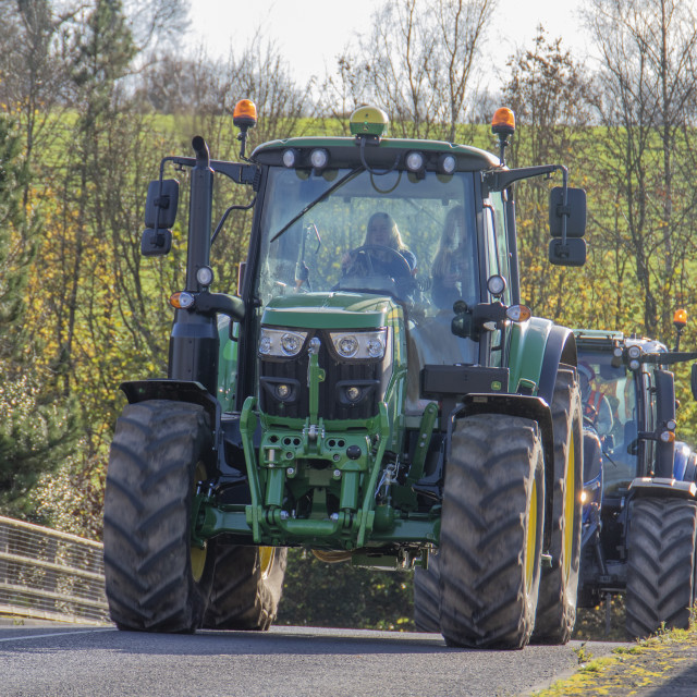 "KMC Tractor Run 2019" by Dorset Rural Photography - £5.00 "KMC Tractor Run 2019" stock image