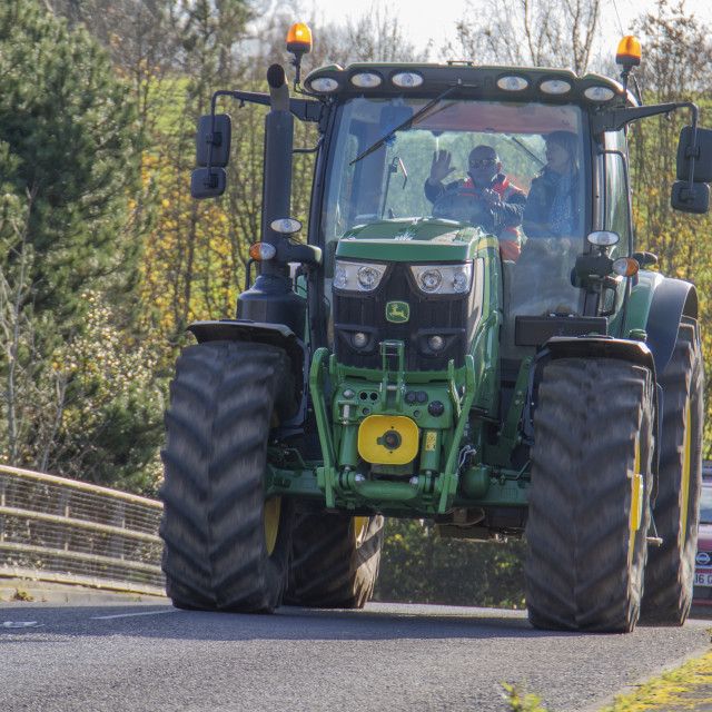 "KMC Tractor Run 2019" by Dorset Rural Photography - £5.00 "KMC Tractor Run 2019" stock image