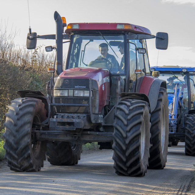 "KMC Tractor Run 2019" by Dorset Rural Photography - £5.00 "KMC Tractor Run 2019" stock image