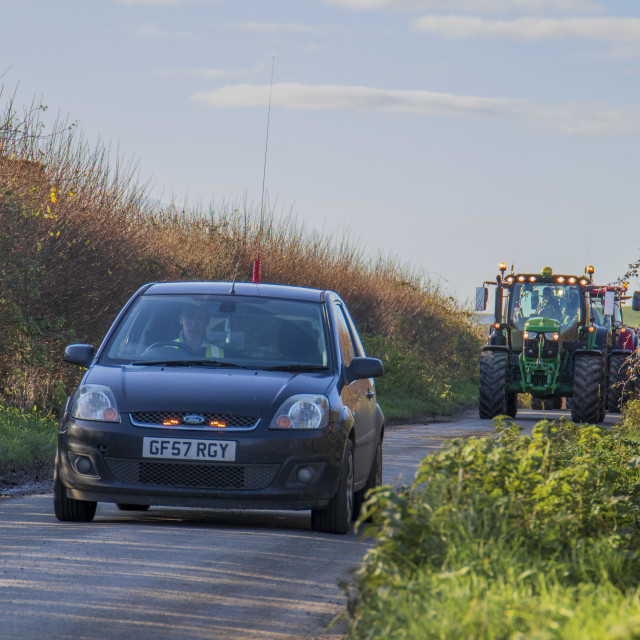 "KMC Tractor Run 2019" by Dorset Rural Photography - £5.00 "KMC Tractor Run 2019" stock image