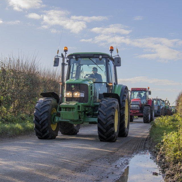 "KMC Tractor Run 2019" by Dorset Rural Photography - £5.00 "KMC Tractor Run 2019" stock image