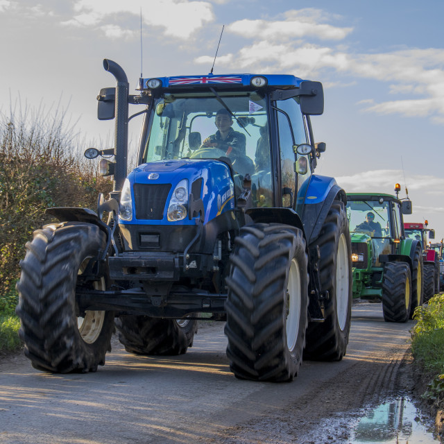 "KMC Tractor Run 2019" by Dorset Rural Photography - £5.00 "KMC Tractor Run 2019" stock image