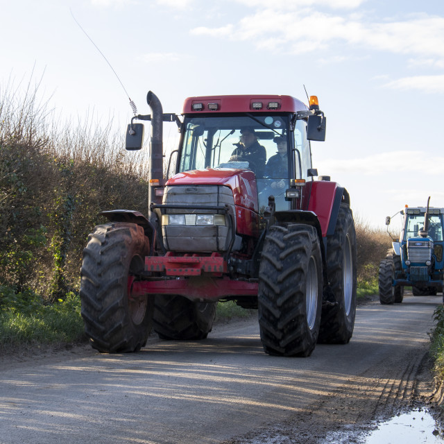 "KMC Tractor Run 2019" by Dorset Rural Photography - £5.00 "KMC Tractor Run 2019" stock image