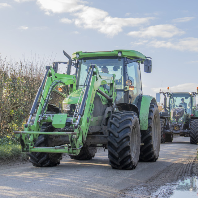 "KMC Tractor Run 2019" by Dorset Rural Photography - £5.00 "KMC Tractor Run 2019" stock image