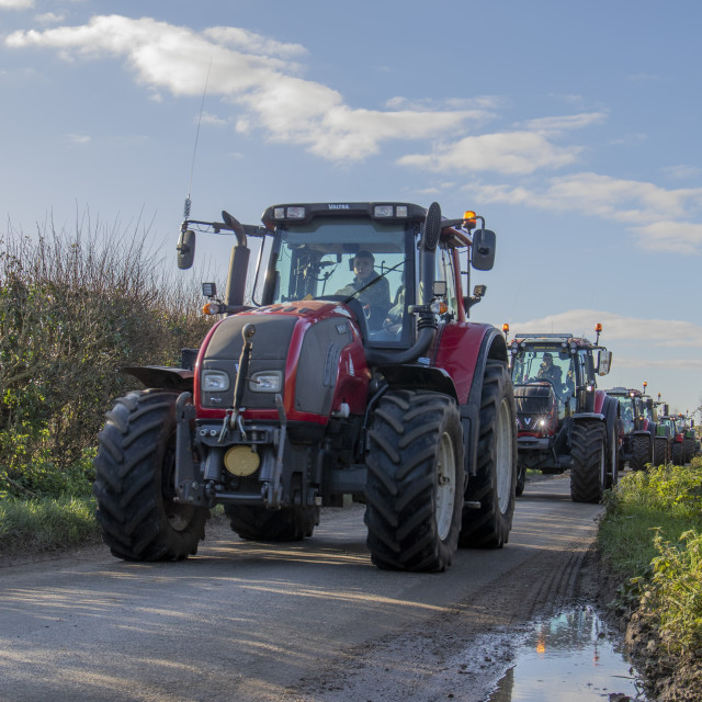 "KMC Tractor Run 2019" by Dorset Rural Photography - £5.00 "KMC Tractor Run 2019" stock image