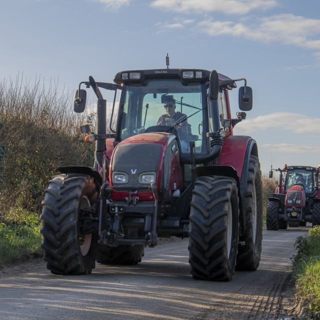 "KMC Tractor Run 2019" by Dorset Rural Photography - £5.00 "KMC Tractor Run 2019" stock image