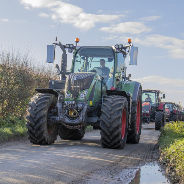 "KMC Tractor Run 2019" by Dorset Rural Photography - £5.00 "KMC Tractor Run 2019" stock image