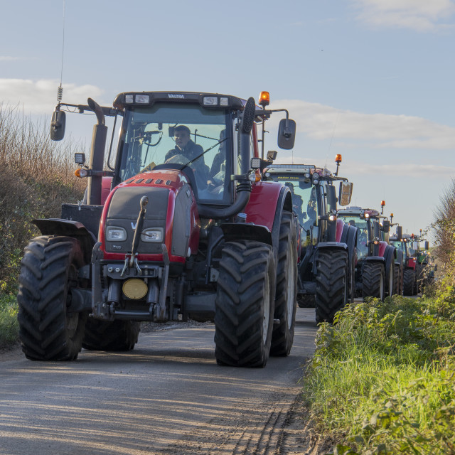 "KMC Tractor Run 2019" by Dorset Rural Photography - £5.00 "KMC Tractor Run 2019" stock image