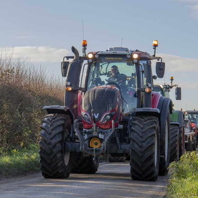 "KMC Tractor Run 2019" by Dorset Rural Photography - £5.00 "KMC Tractor Run 2019" stock image