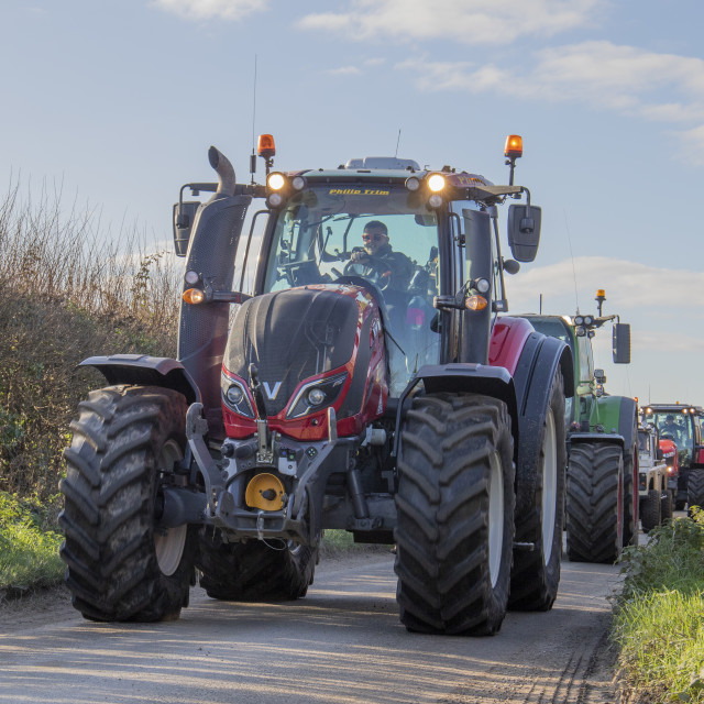 "KMC Tractor Run 2019" by Dorset Rural Photography - £5.00 "KMC Tractor Run 2019" stock image