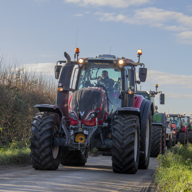 "KMC Tractor Run 2019" by Dorset Rural Photography - £5.00 "KMC Tractor Run 2019" stock image