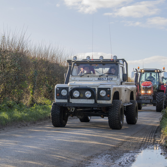 "KMC Tractor Run 2019" by Dorset Rural Photography - £5.00 "KMC Tractor Run 2019" stock image