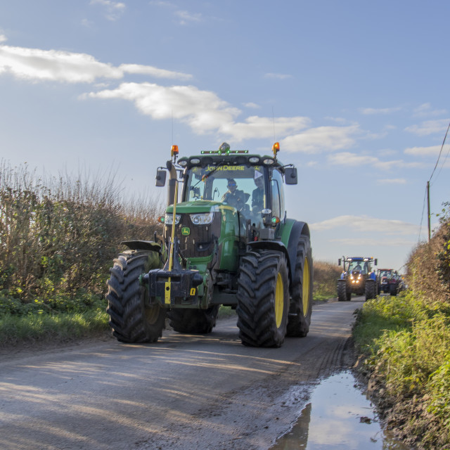 "KMC Tractor Run 2019" by Dorset Rural Photography - £5.00 "KMC Tractor Run 2019" stock image
