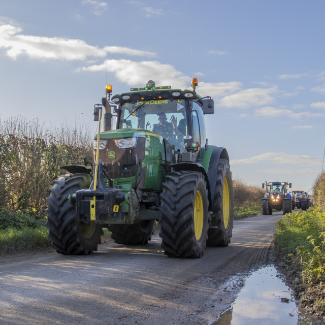 "KMC Tractor Run 2019" by Dorset Rural Photography - £5.00 "KMC Tractor Run 2019" stock image