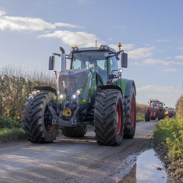 "KMC Tractor Run 2019" by Dorset Rural Photography - £5.00 "KMC Tractor Run 2019" stock image