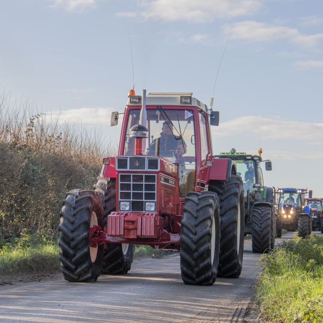 "KMC Tractor Run 2019" by Dorset Rural Photography - £5.00 "KMC Tractor Run 2019" stock image