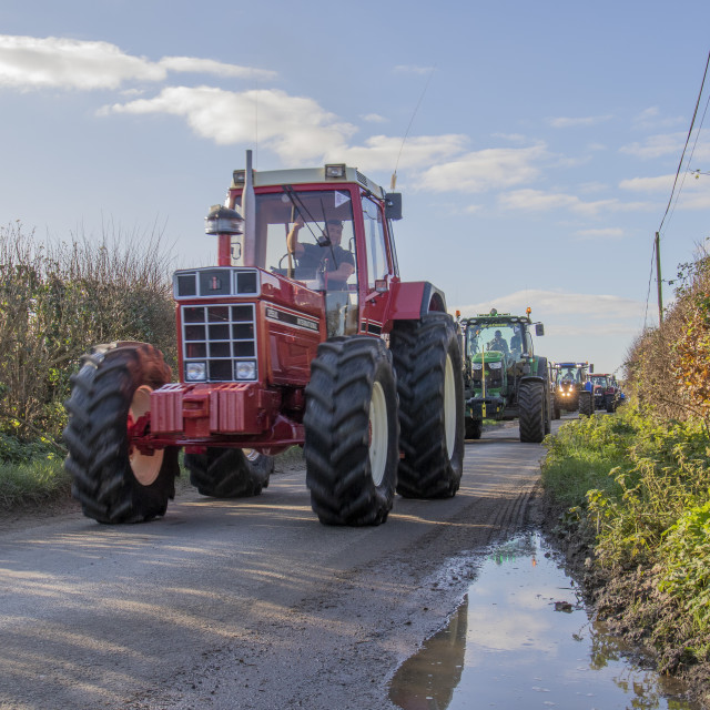 "KMC Tractor Run 2019" by Dorset Rural Photography - £5.00 "KMC Tractor Run 2019" stock image