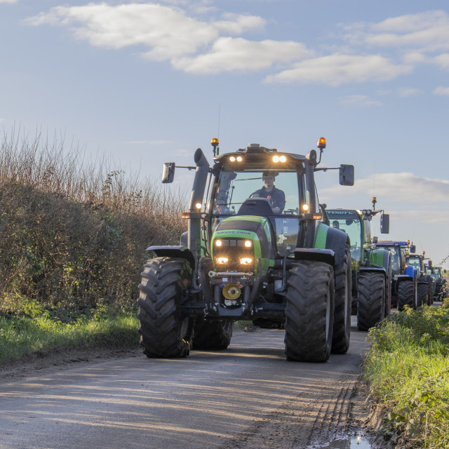 "KMC Tractor Run" by Dorset Rural Photography - £5.00 "KMC Tractor Run" stock image