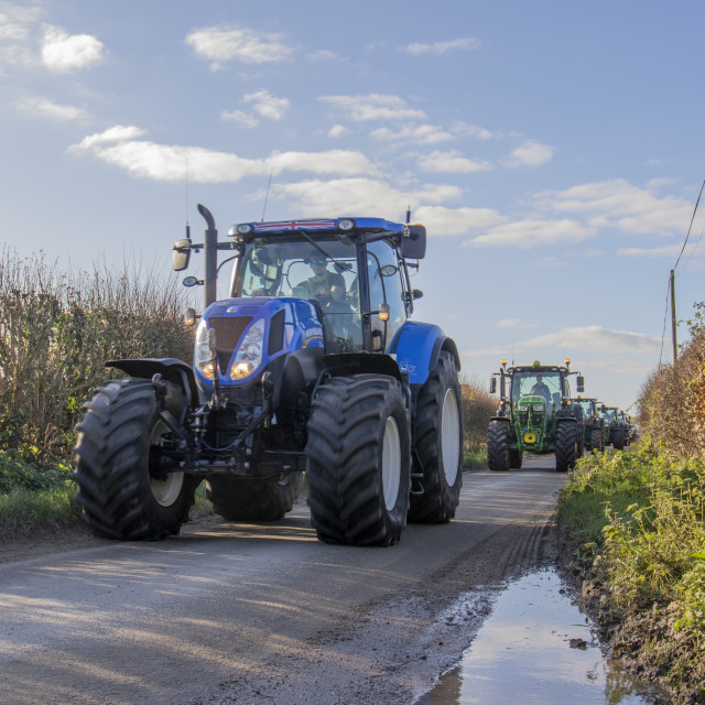 "KMC Tractor Run" by Dorset Rural Photography - £5.00 "KMC Tractor Run" stock image