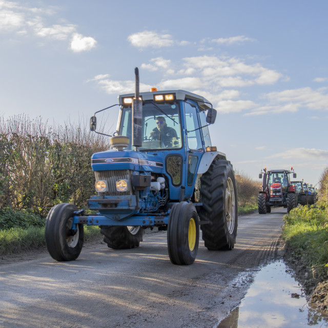 "KMC Tractor Run" by Dorset Rural Photography - £5.00 "KMC Tractor Run" stock image