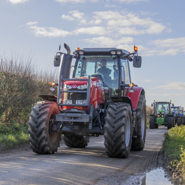 "KMC Tractor Run" by Dorset Rural Photography - £5.00 "KMC Tractor Run" stock image