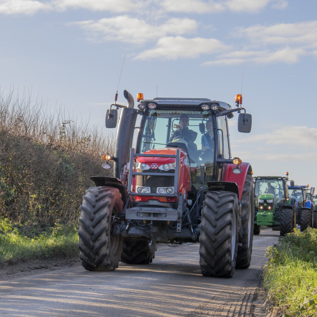 "KMC Tractor Run" by Dorset Rural Photography - £5.00 "KMC Tractor Run" stock image