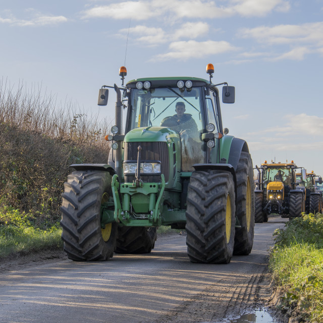 "KMC Tractor Run" by Dorset Rural Photography - £5.00 "KMC Tractor Run" stock image
