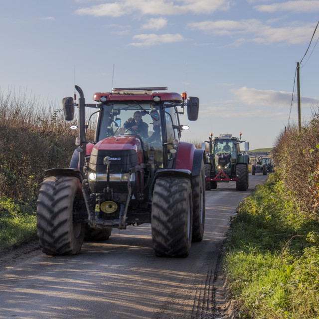 "KMC Tractor Run" by Dorset Rural Photography - £5.00 "KMC Tractor Run" stock image
