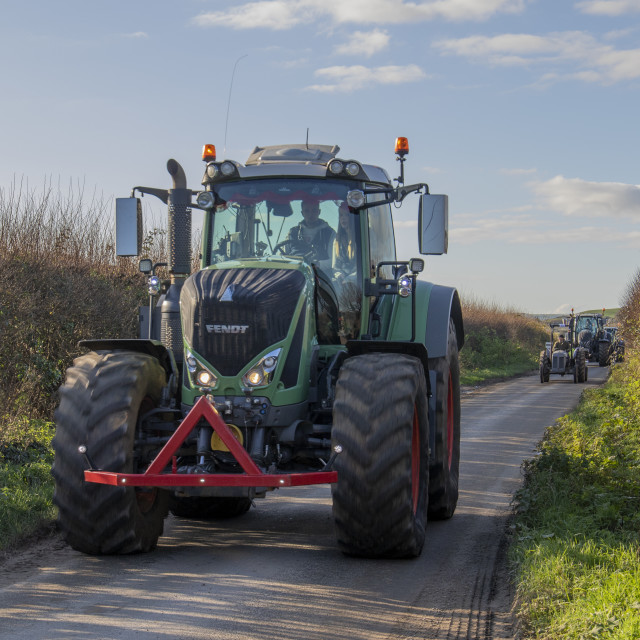 "KMC Tractor Run" by Dorset Rural Photography - £5.00 "KMC Tractor Run" stock image