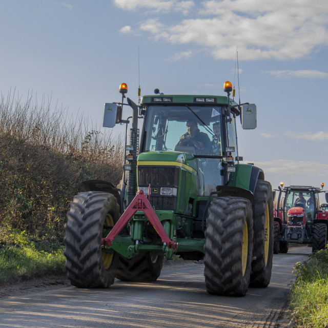 "KMC Tractor Run 2019" by Dorset Rural Photography - £5.00 "KMC Tractor Run 2019" stock image